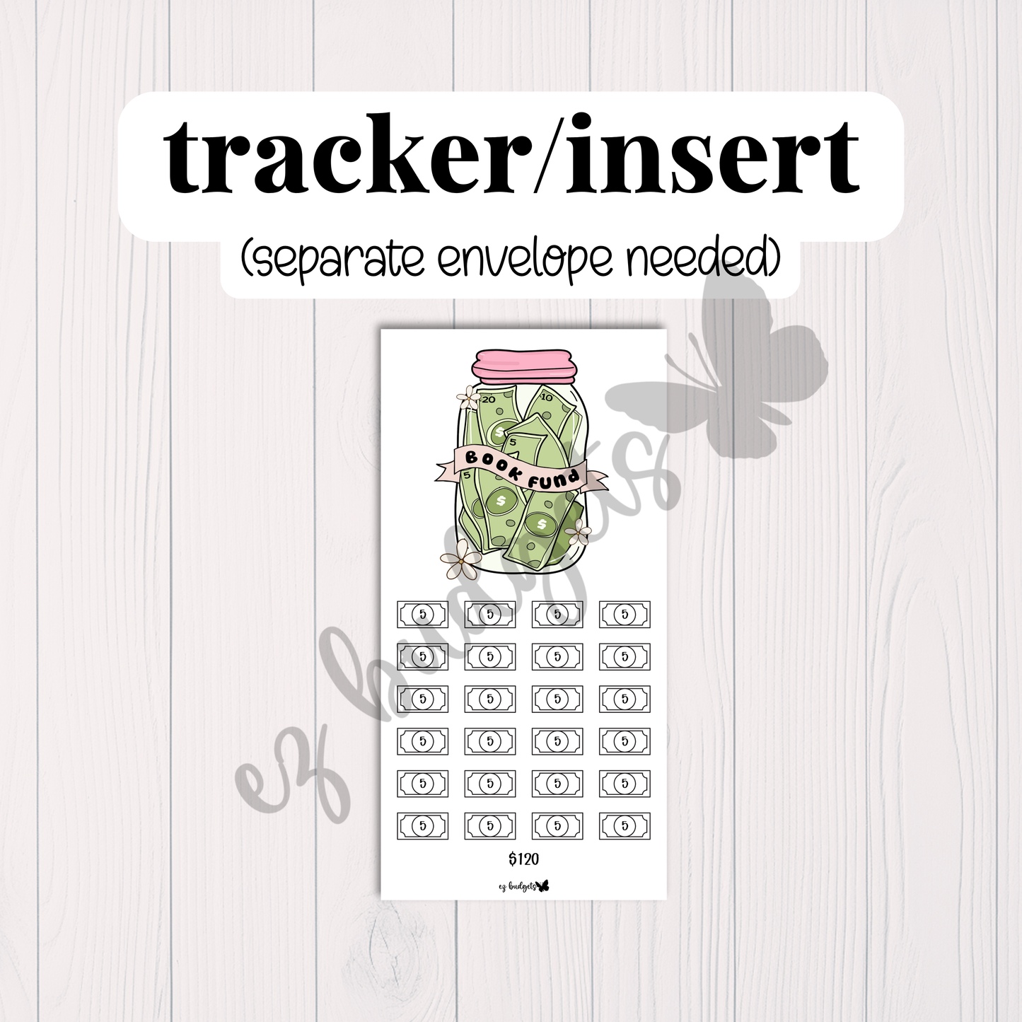 A6 Books Savings Challenge