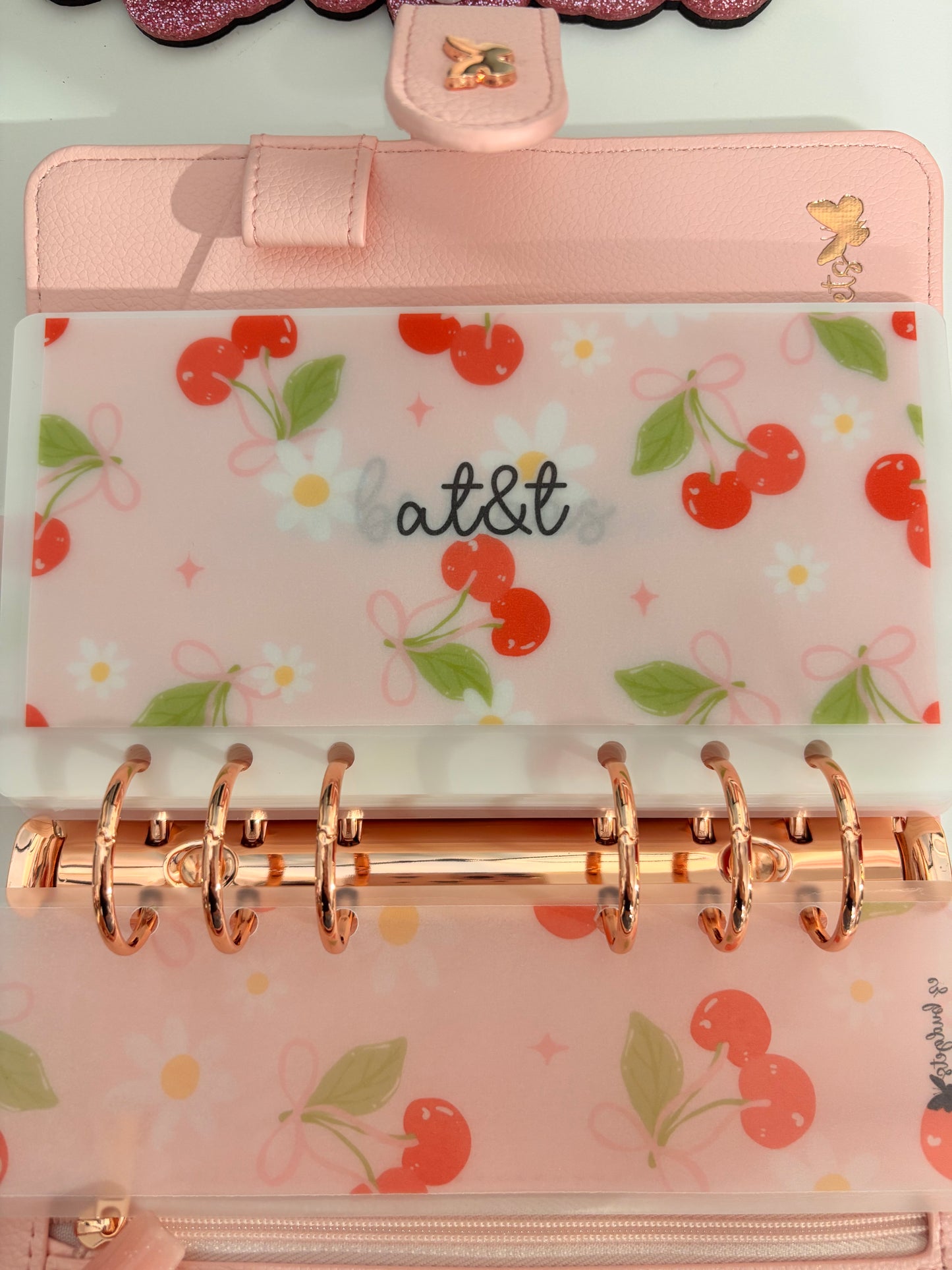 Cherry & Bows Vellum Custom cash envelopes