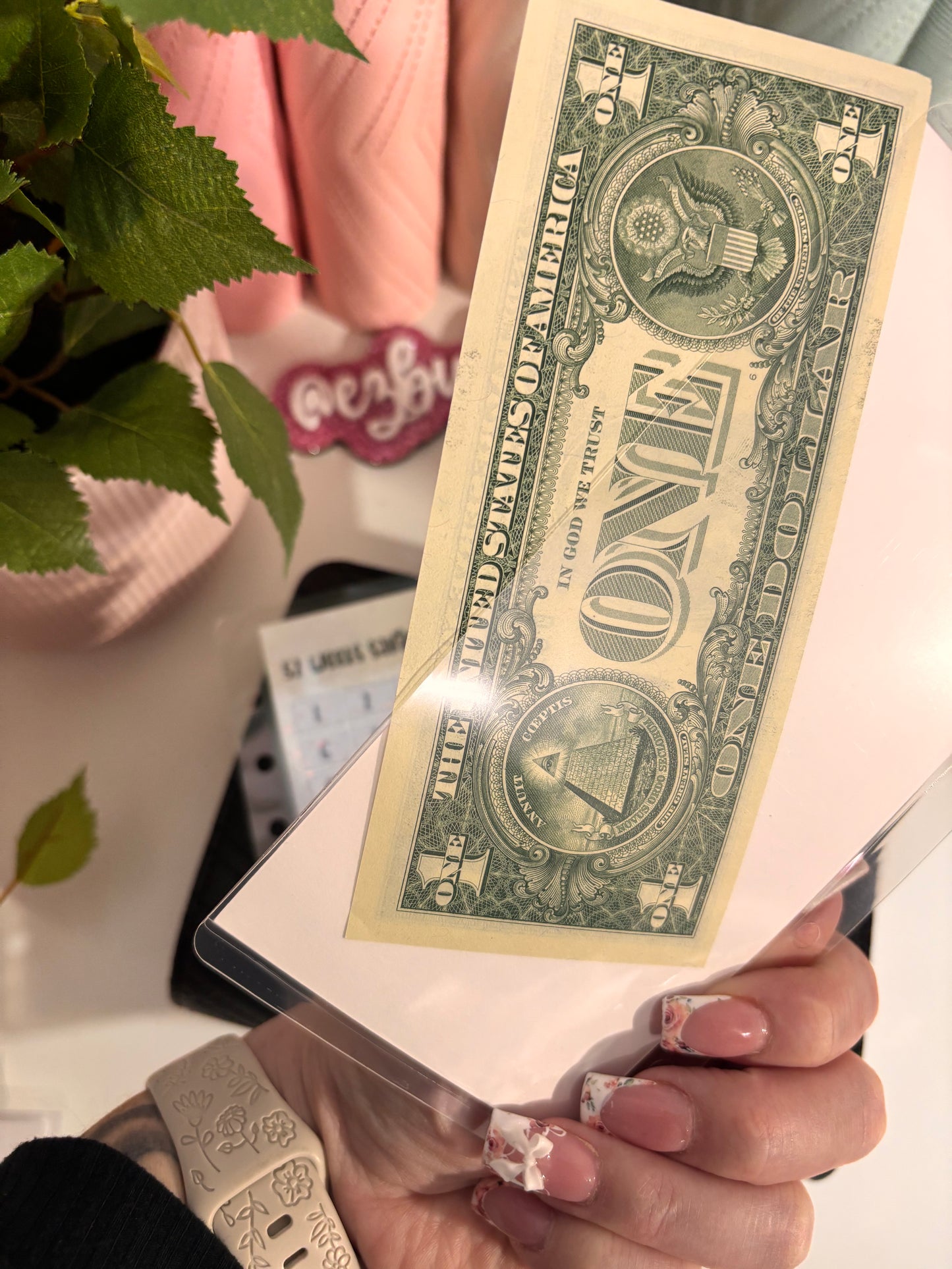 A6/Personal 52 Weeks Savings Challenge, with built in envelope