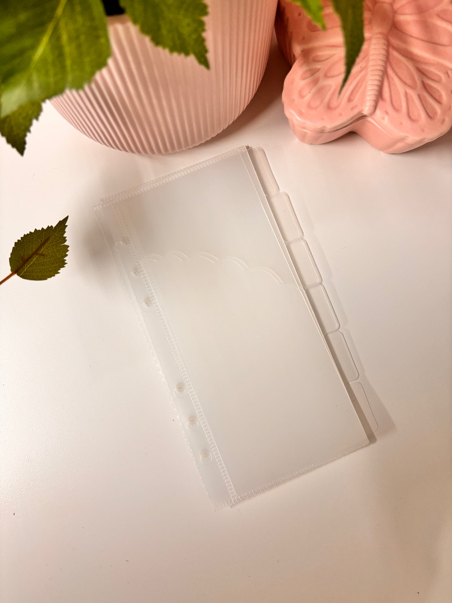 A6/Personal personalized double pocket envelopes with tabs