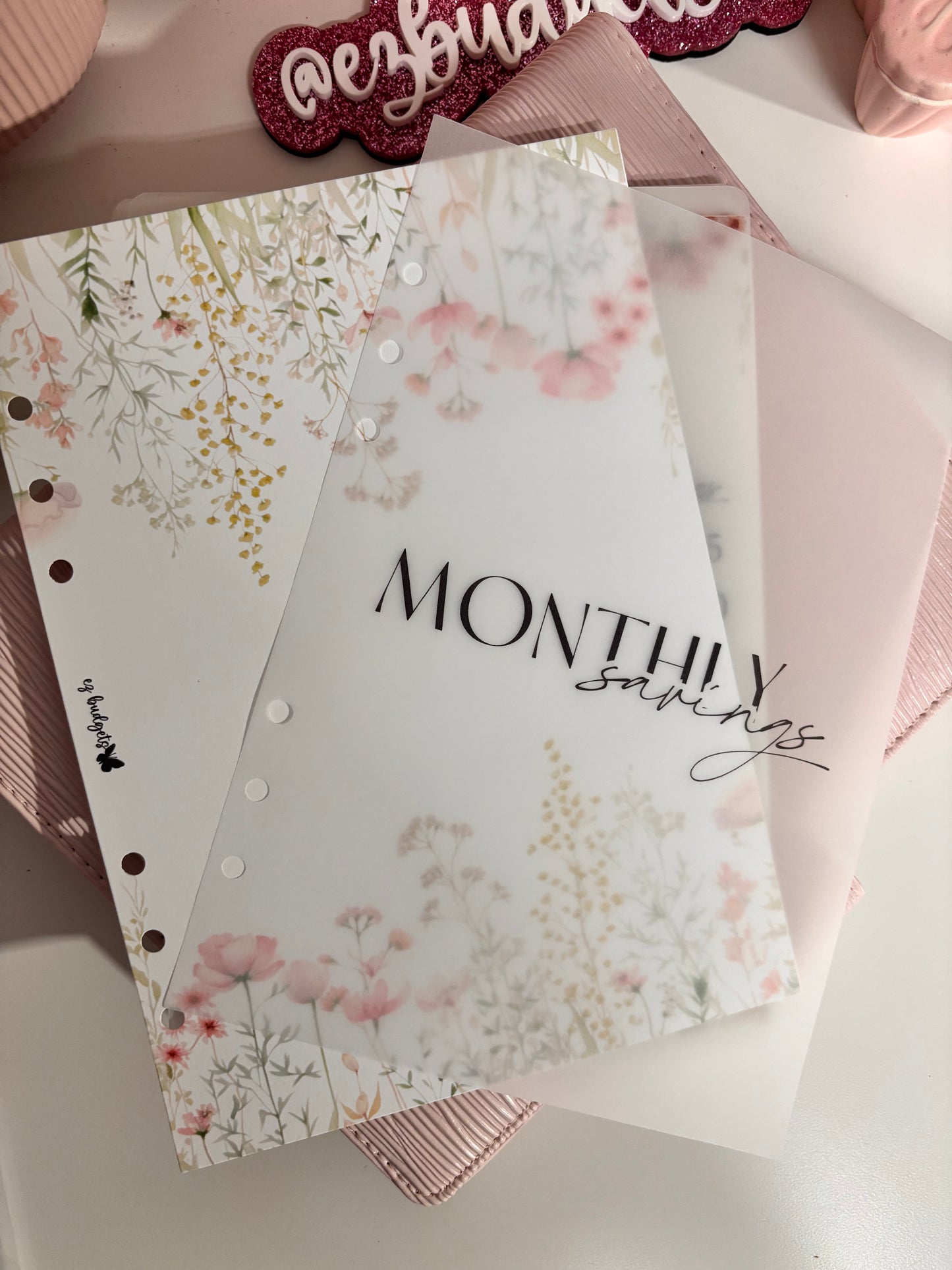 A5 Monthly Savings Challenge, $2K savings challenge