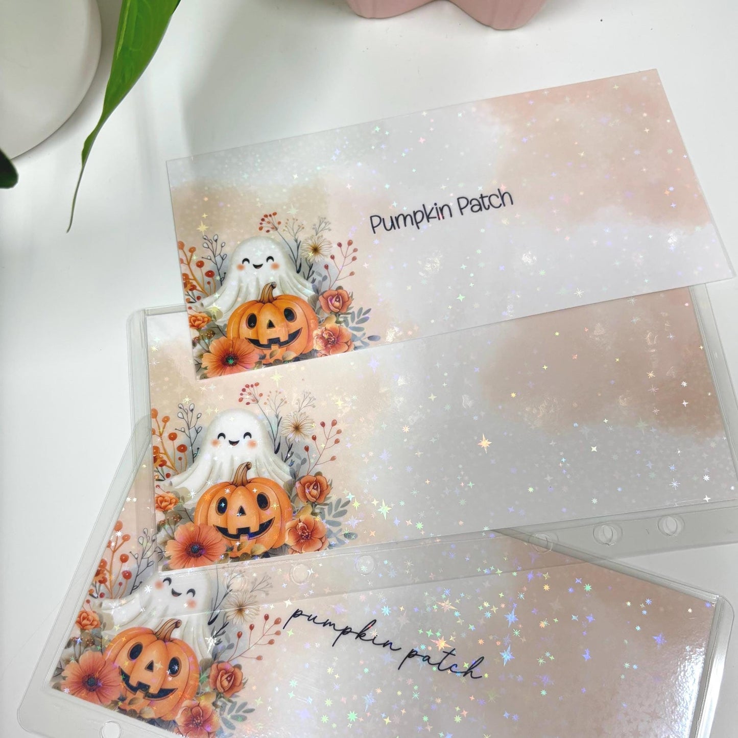 A6 Fall Season cash envelopes, A6 cash envelopes, sparkly cash envelopes, Cute Halloween Cash Envelopes