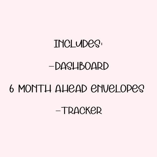 A6 Month Ahead Savings Bundle, Wildflowers *No Binder*