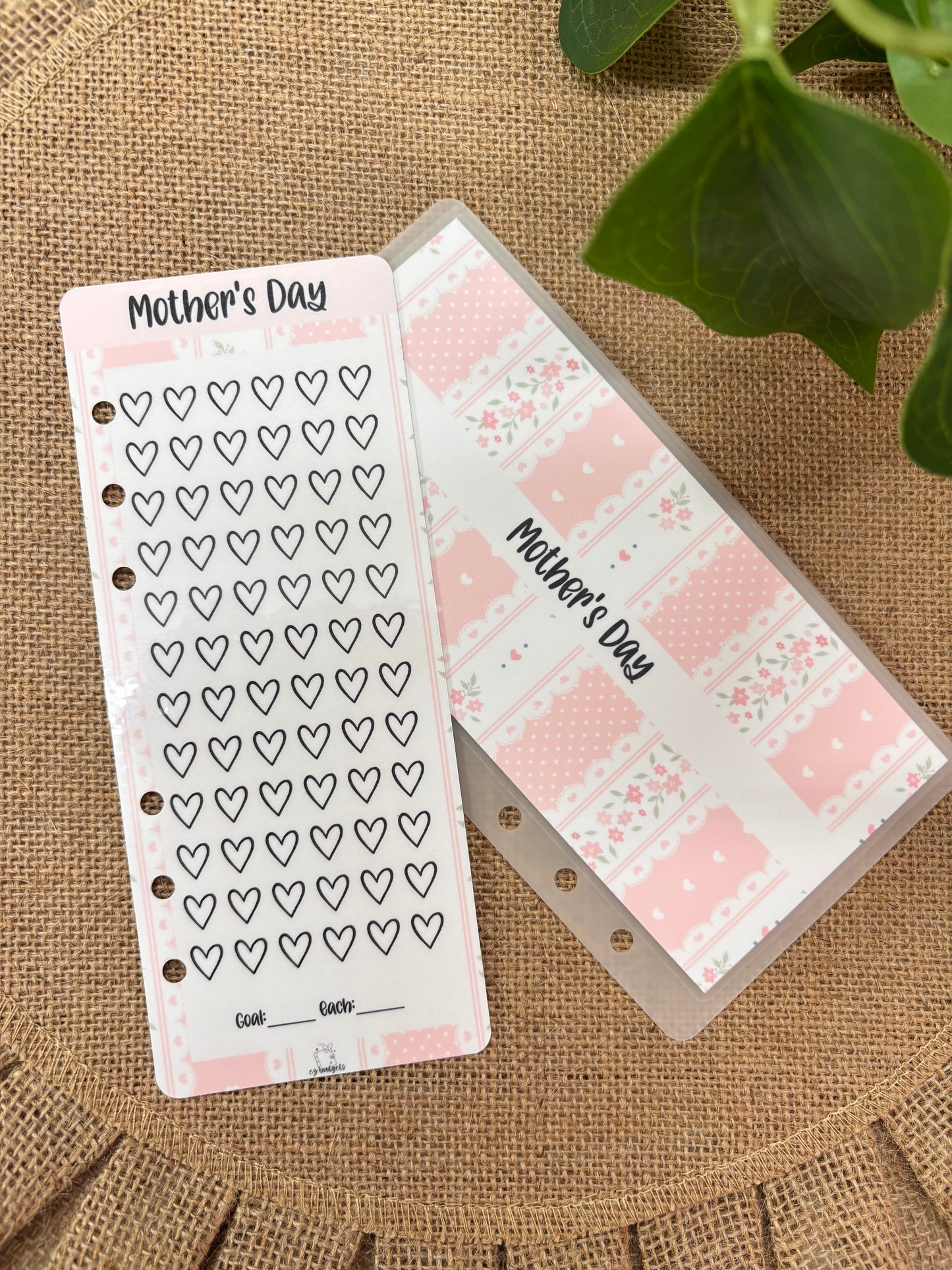 A6 Mother’s Day Savings | Holiday Savings | Envelope + Savings Tracker