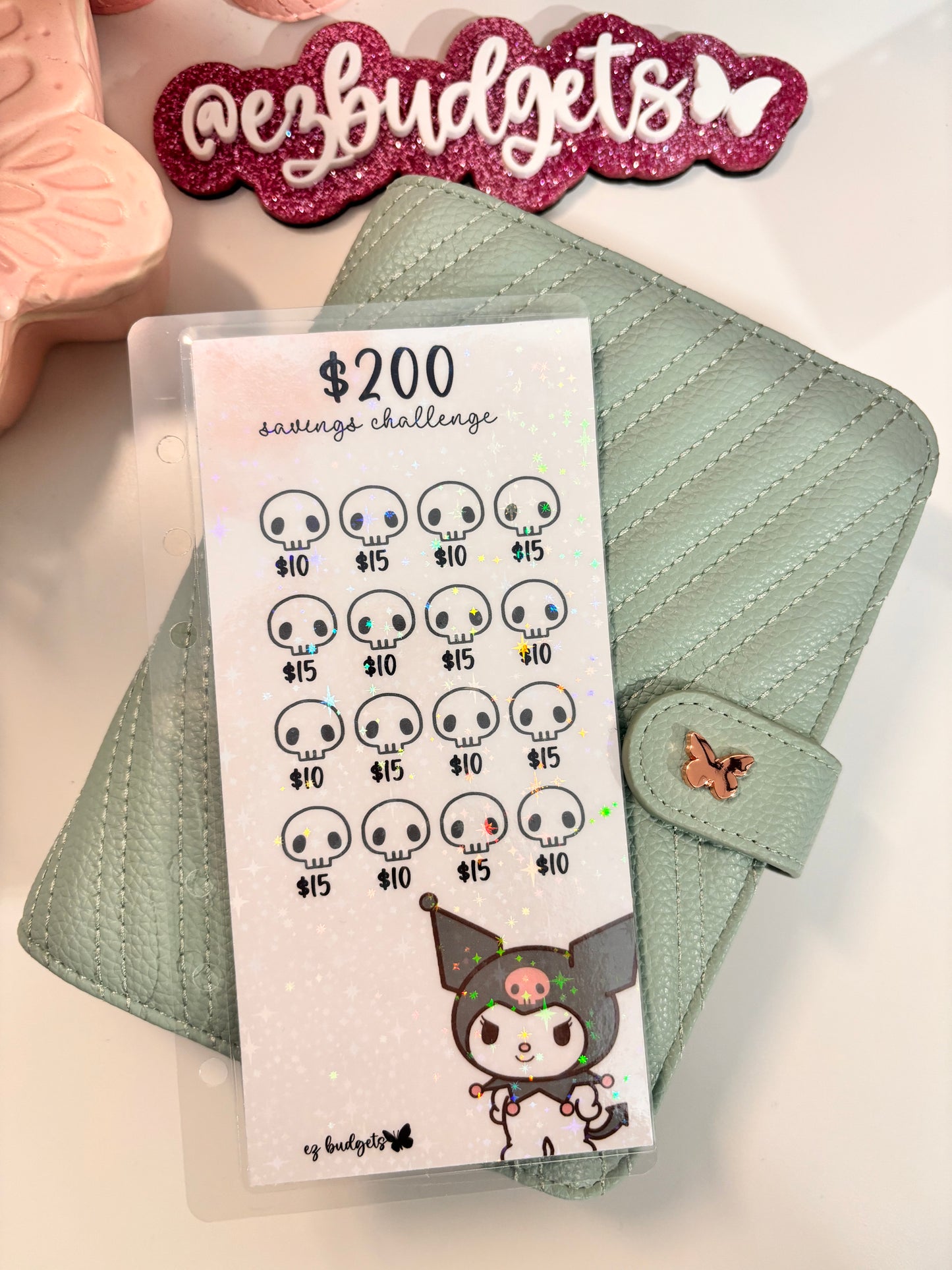 A6 Hello Kitty Savings , $200 savings challenge