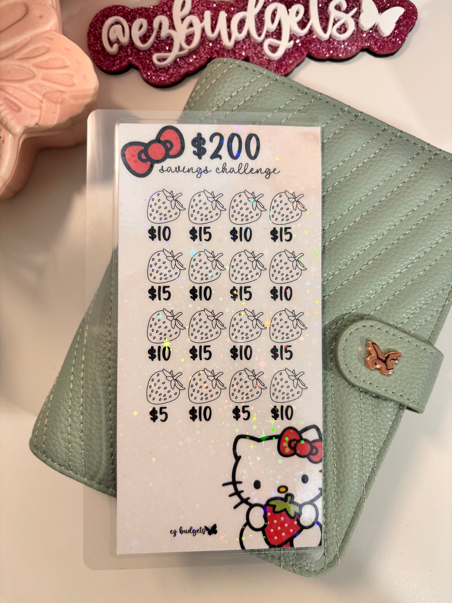 A6 Hello Kitty Savings , $200 savings challenge