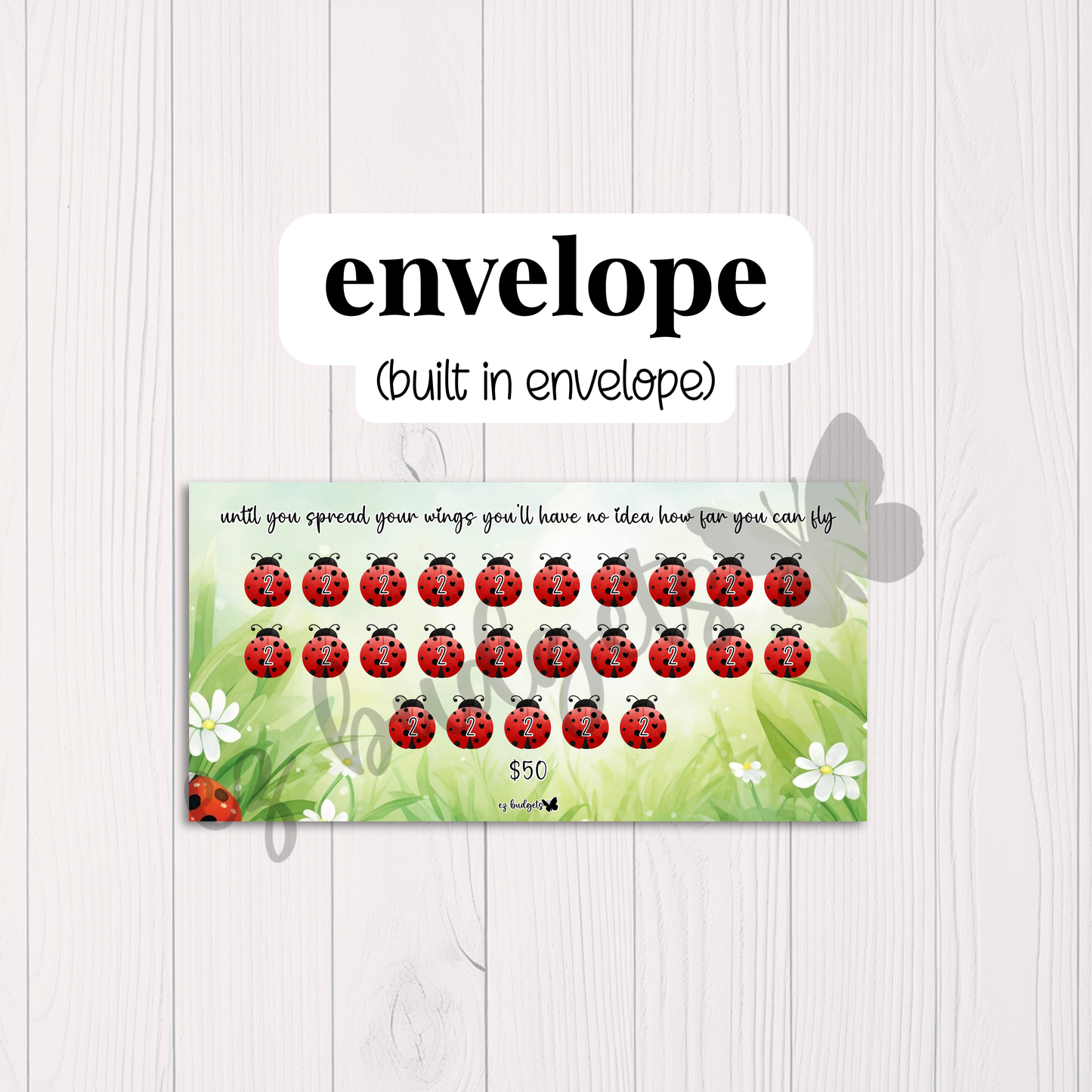 A6 Ladybug Savings Challenge, Spread your wings