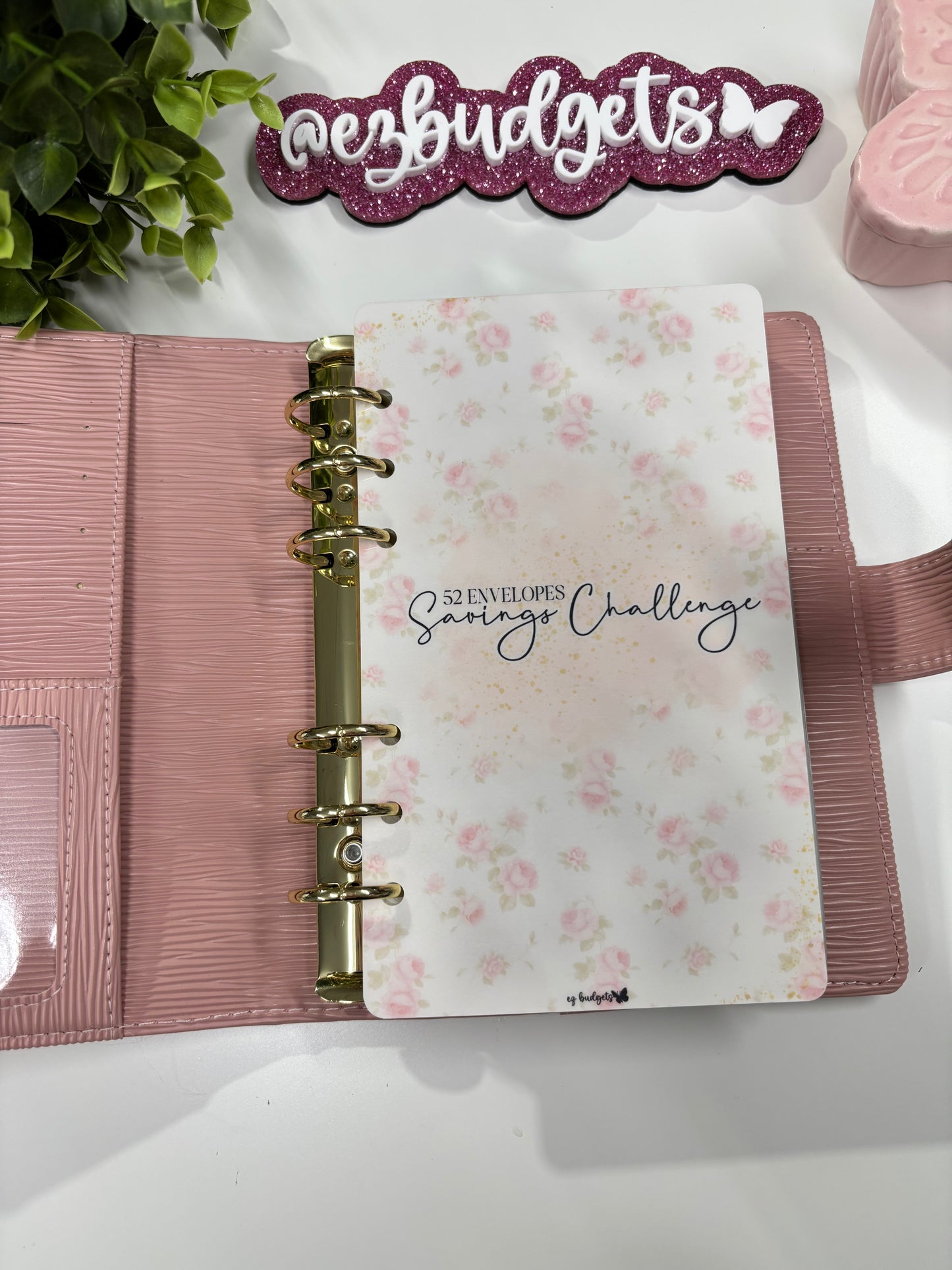 A6 52 weeks savings challenge, $20 per week challenge