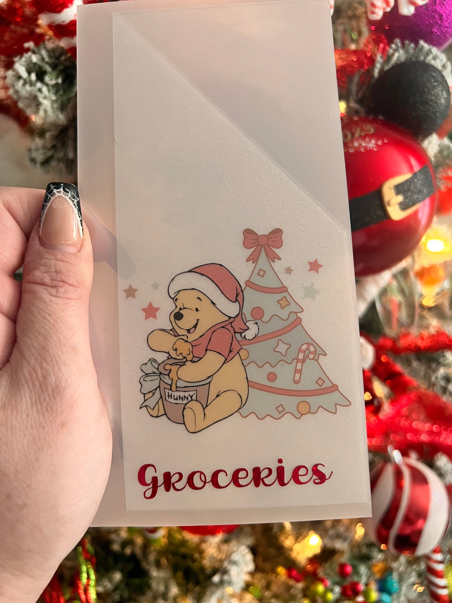 Bear Christmas Envelopes - Matte Envelopes