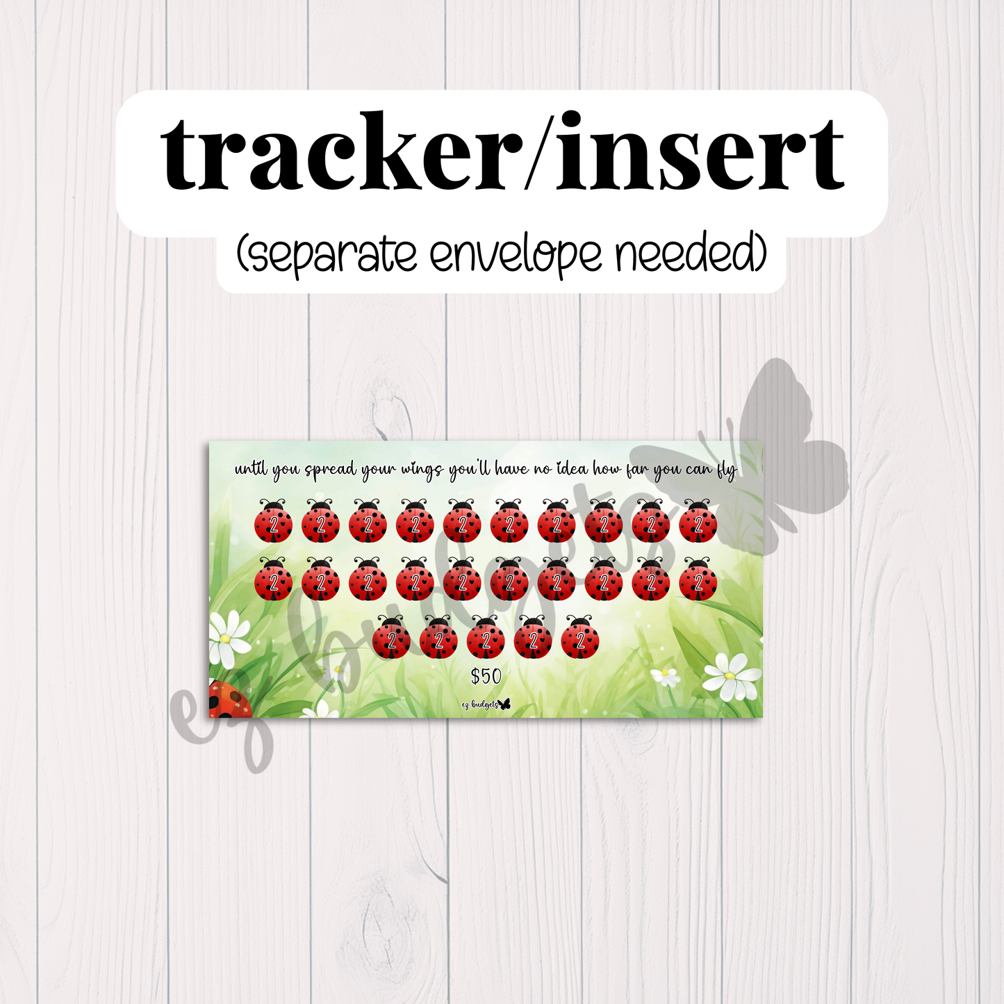 A6 Ladybug Savings Challenge, Spread your wings