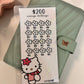 A6 Hello Kitty Savings , $200 savings challenge