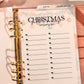 A5 Christmas Planning Bundle (NO BINDER)