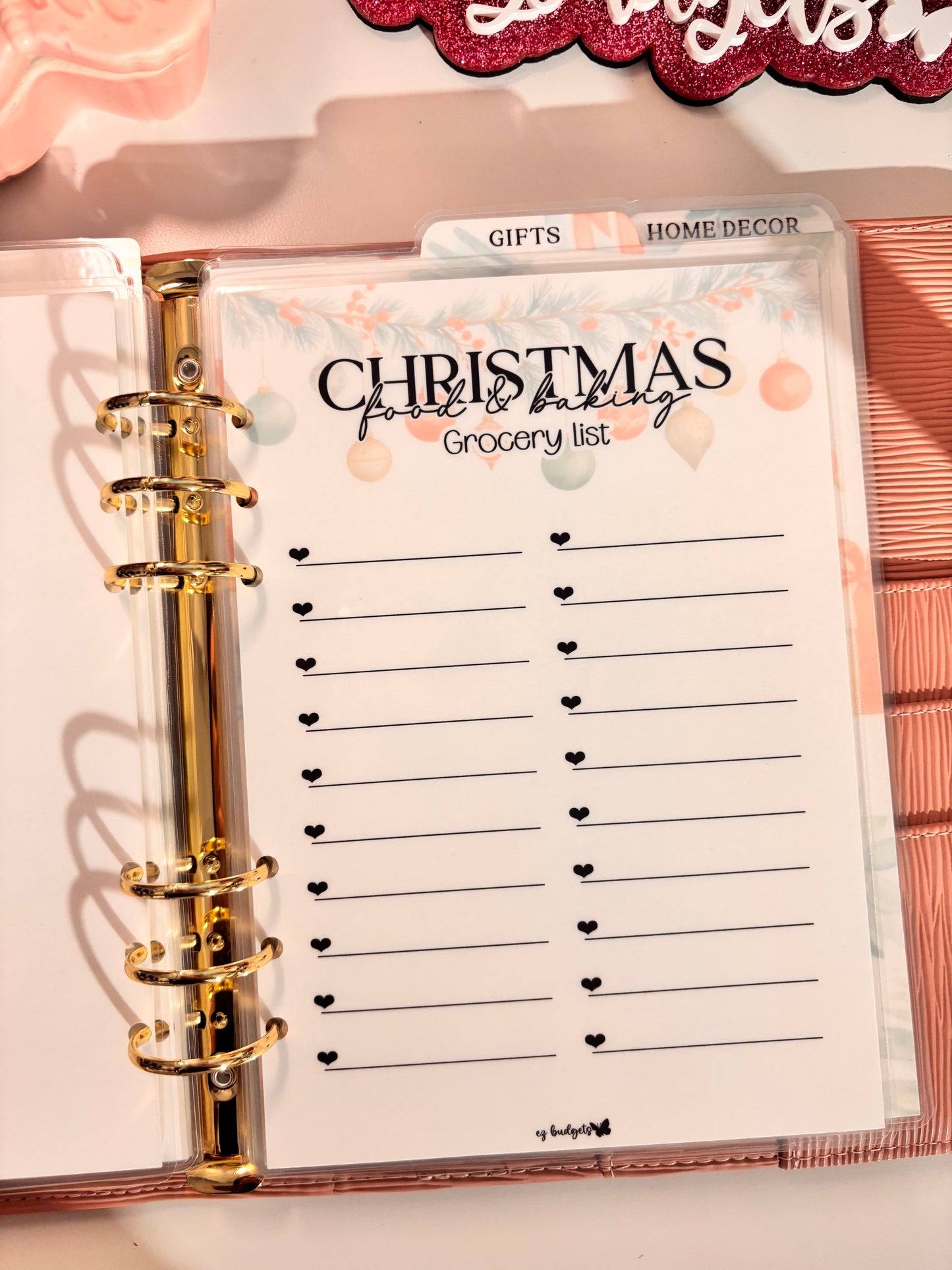 A5 Christmas Planning Bundle (NO BINDER)