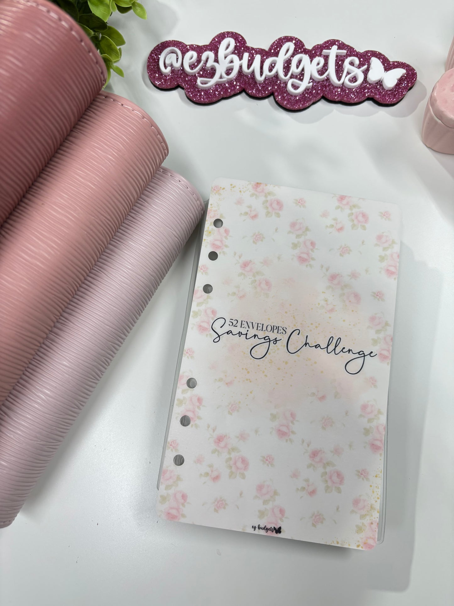 A6 52 weeks savings challenge, $20 per week challenge