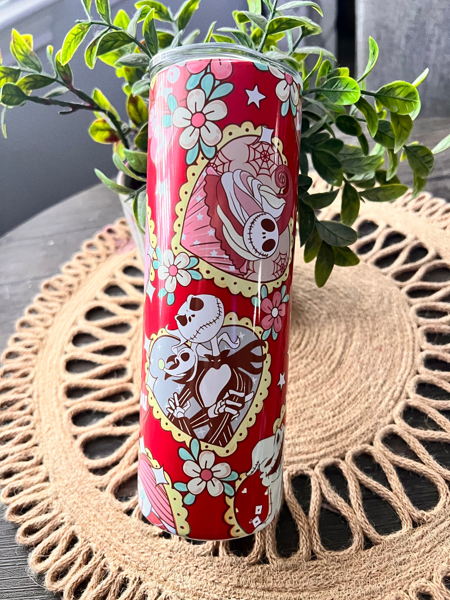 Jack & sally 20 oz tumbler
