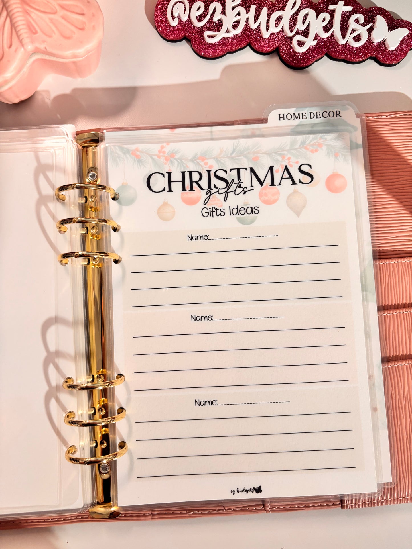 A5 Christmas Planning Bundle (NO BINDER)