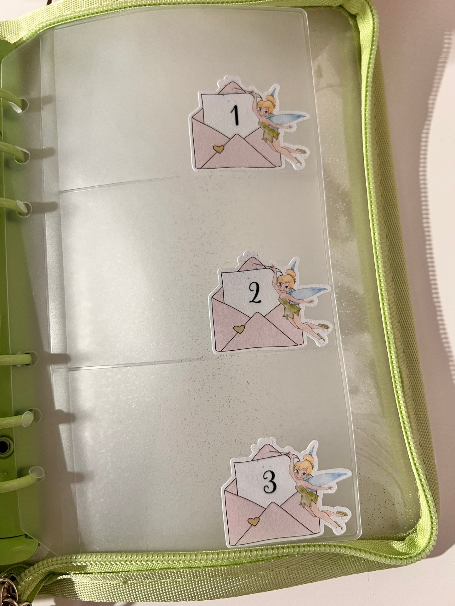 A6 Tinkerbell Envelopes Savings Challenge