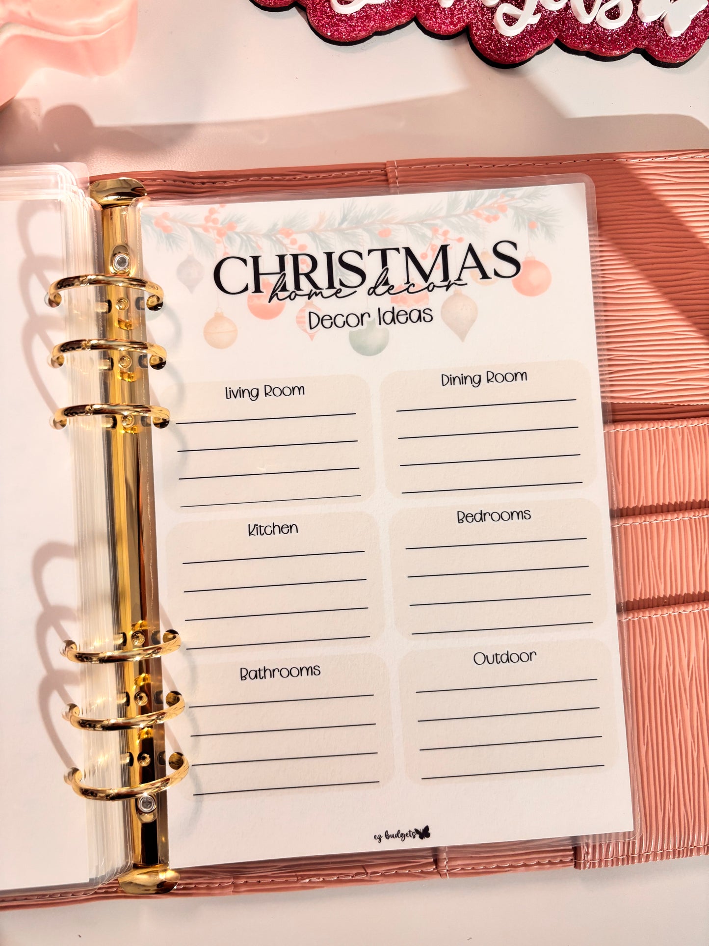 A5 Christmas Planning Bundle (NO BINDER)