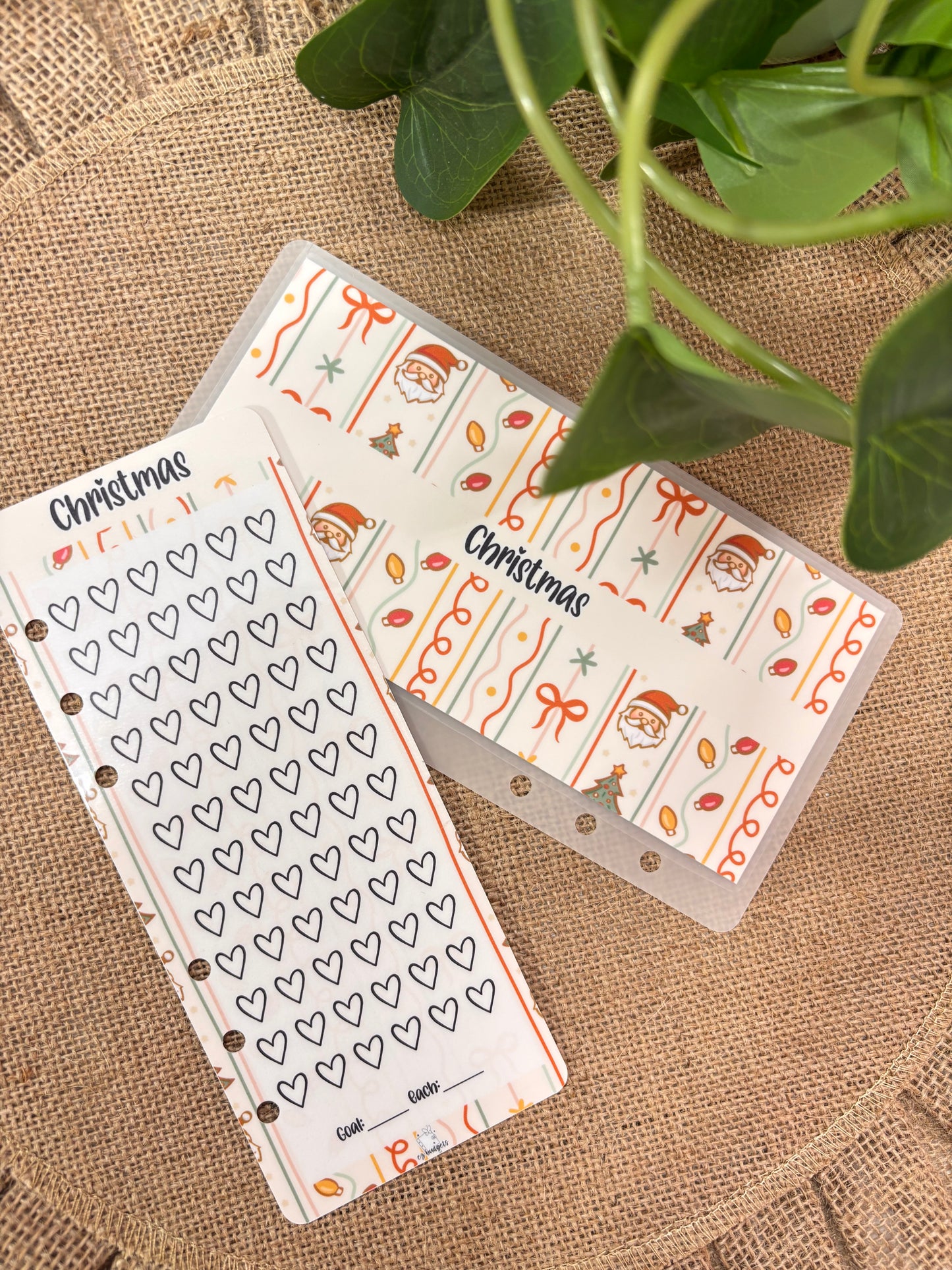 A6 Christmas Savings | Holiday Savings | Envelope + Savings Tracker