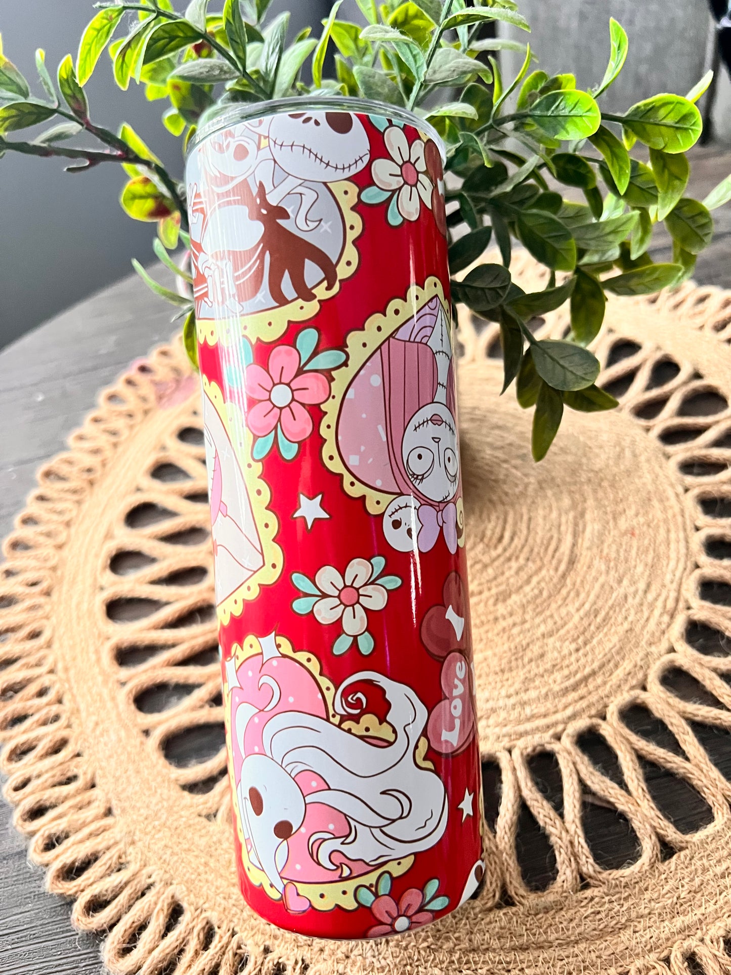 Jack & sally 20 oz tumbler