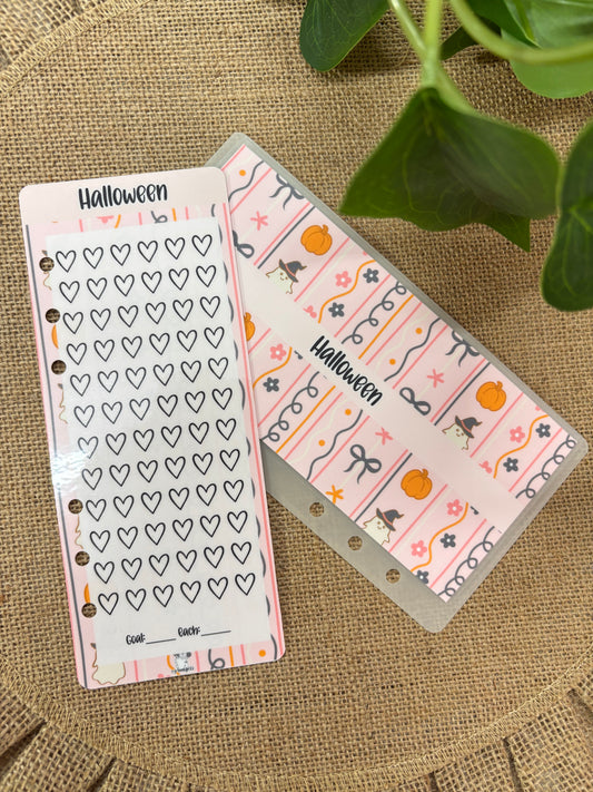 A6 Halloween Savings | Holiday Savings | Envelope + Savings Tracker