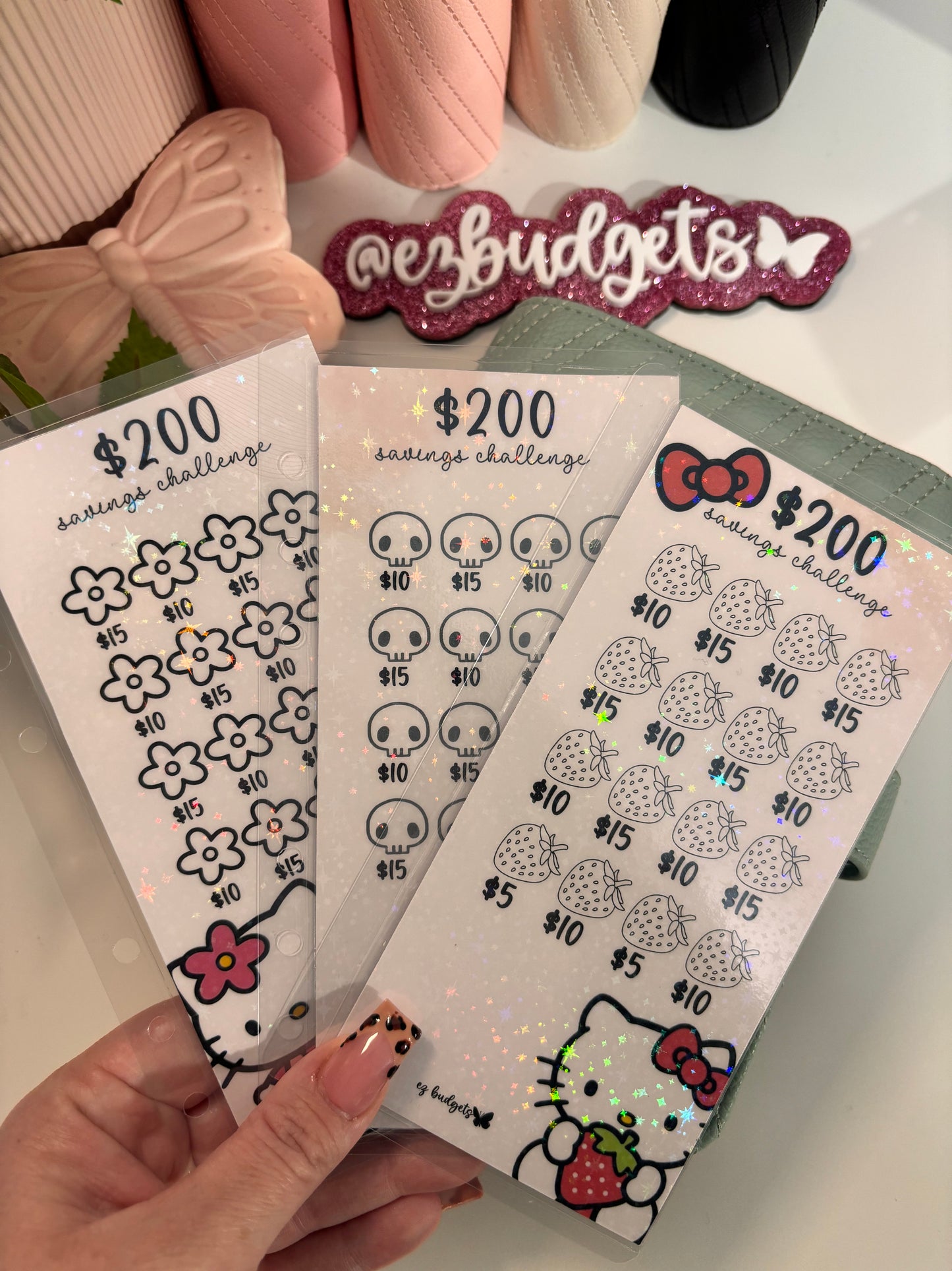 A6 Hello Kitty Savings , $200 savings challenge