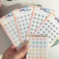 A6 Denominations Savings Challenge,  1 bills savings challenge, 5 bills savings challenge, 1s/5s/10s/20s savings challenge