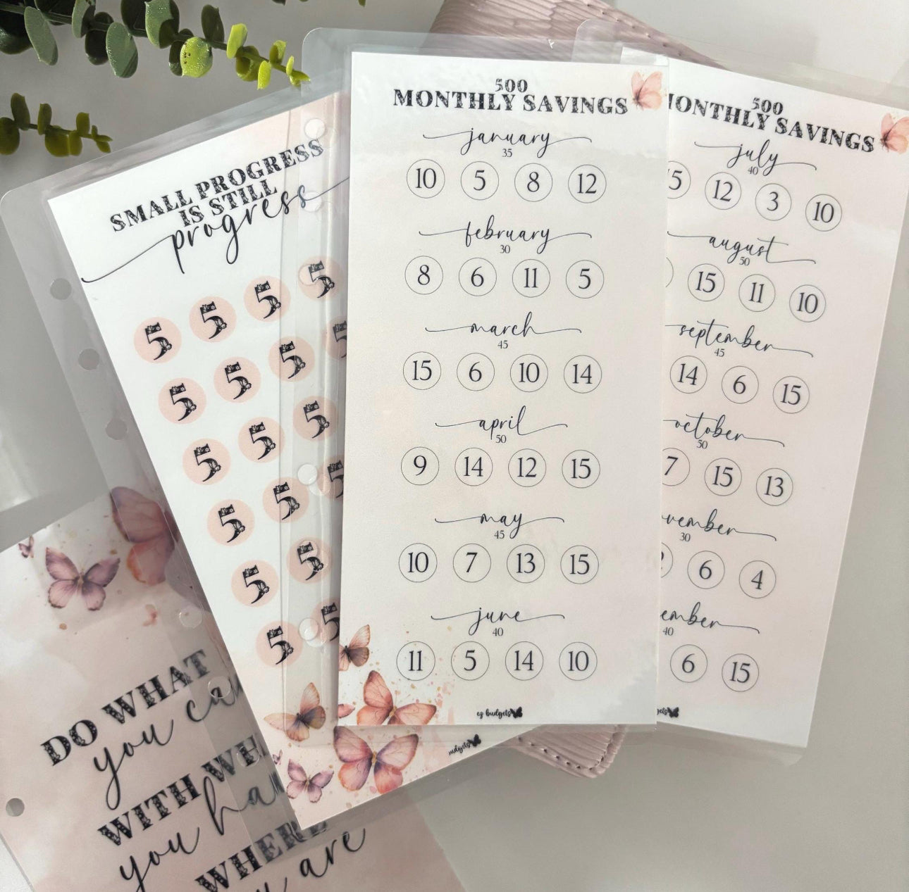 A6 Budgeting Beginners Bundle, Monthly Savings Challenge, Budget Binder for Beginners