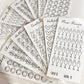 A6 Holiday Savings Challenges, Christmas Savings, Halloween Savings