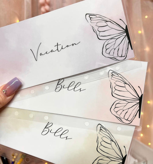 A6/A7 butterfly custom envelopes