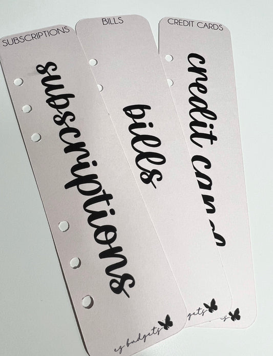 A6 Bookmarks