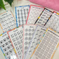 A6 Back to school Savings Challenge, Budgeting savings challenges