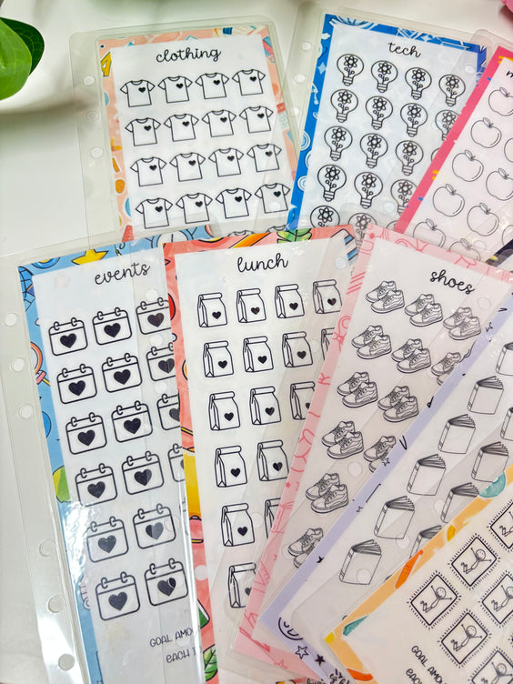 A6 Back to school Savings Challenge, Budgeting savings challenges