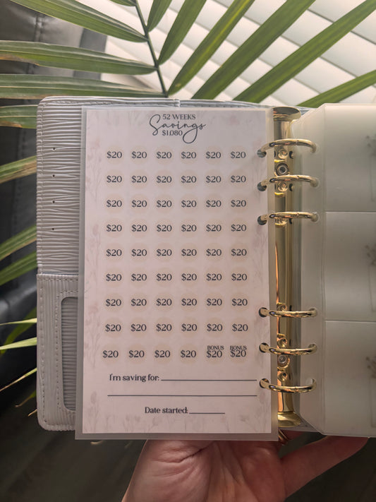 A6/Personal 52 Weeks Savings Challenge