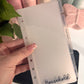 A6/Personal personalized double pocket envelopes with tabs