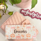 Pink Pumpkins & Bows Halloween custom envelopes