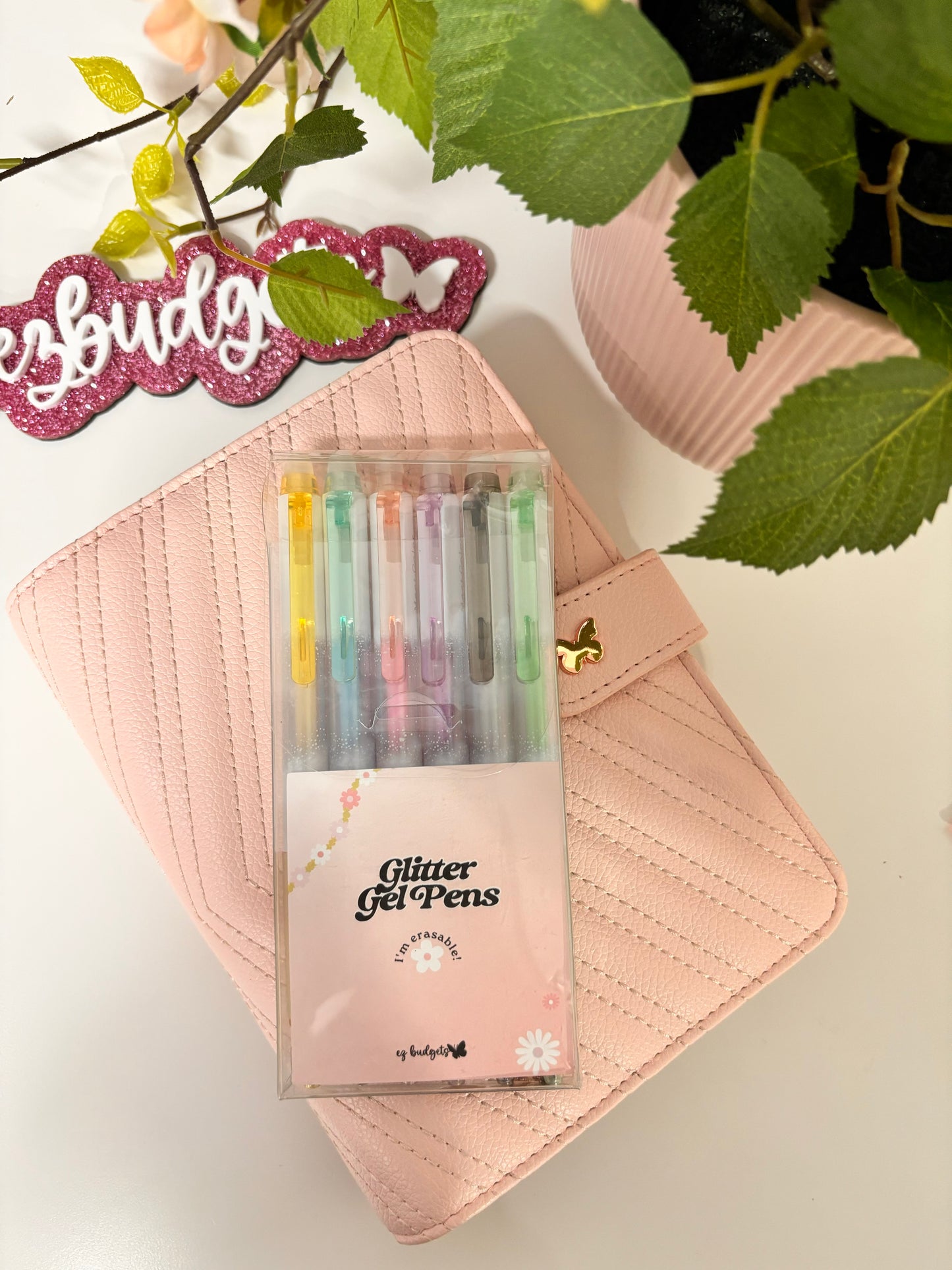 Erasable Glitter Gel Pens