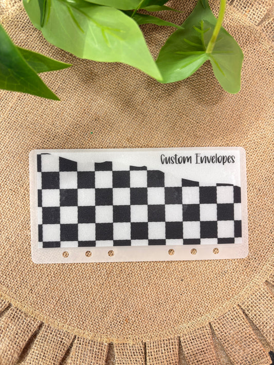 New! Checkered Custom Envelopes - Envelopes & Inserts