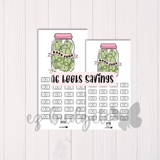 A6 Books Savings Challenge