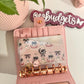 A6 Custom Halloween envelopes, Pink cash envelopes, A7 Cash envelopes