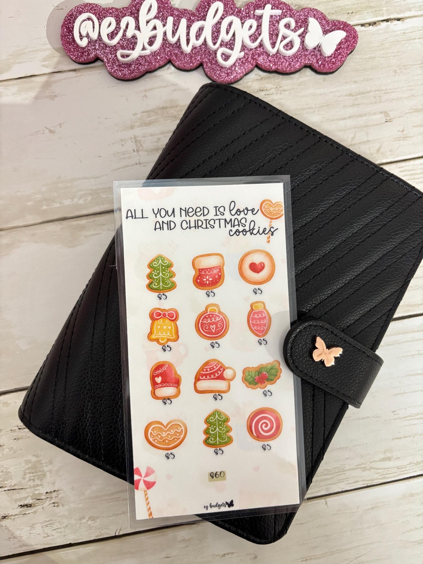 A6 Christmas Cookies Savings Challenge, Budgeting savings challenges,  holiday savings