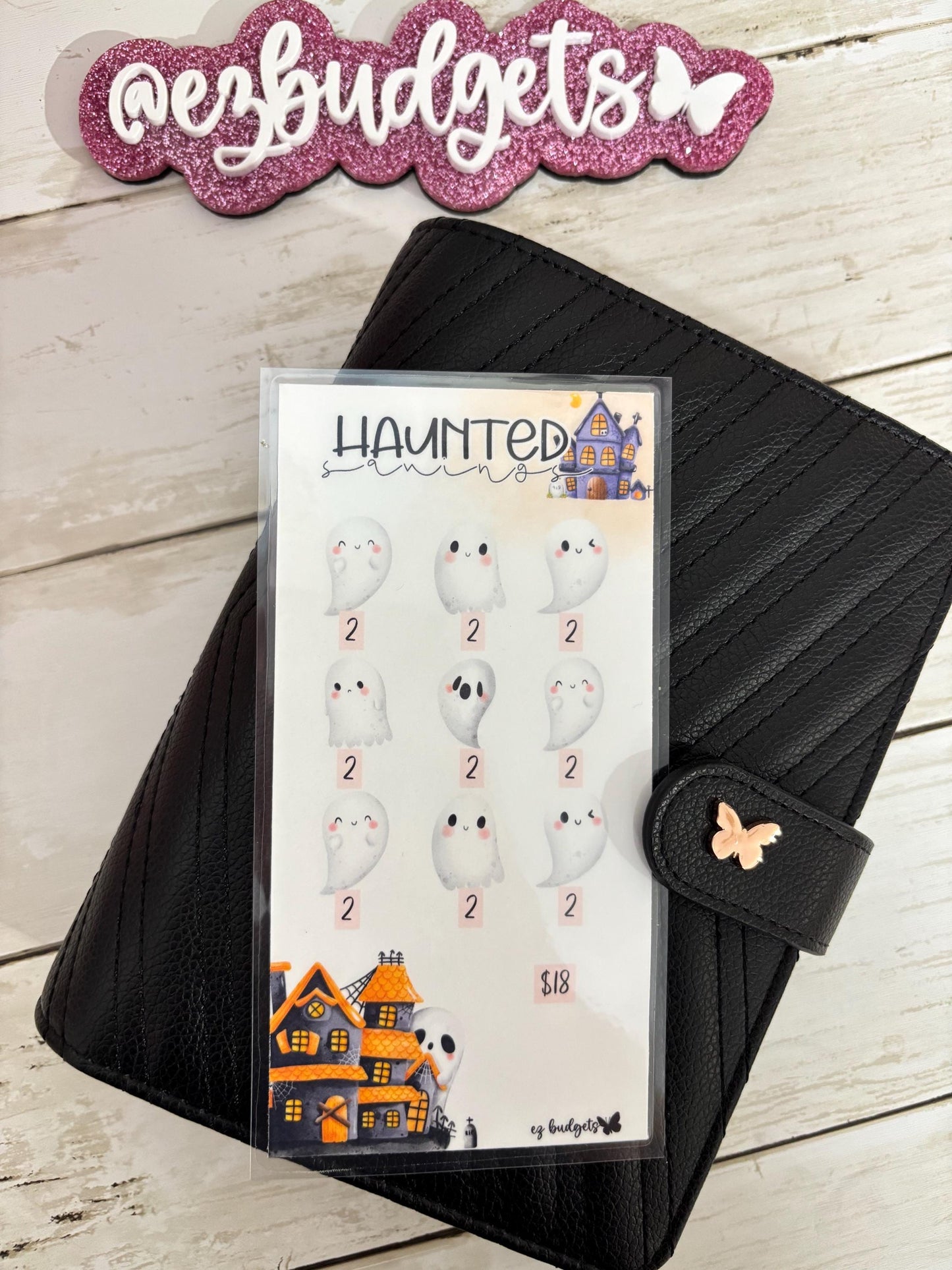 A6 Halloween Savings Challenge, Budgeting savings challenges,  holiday savings, Haunted Savings