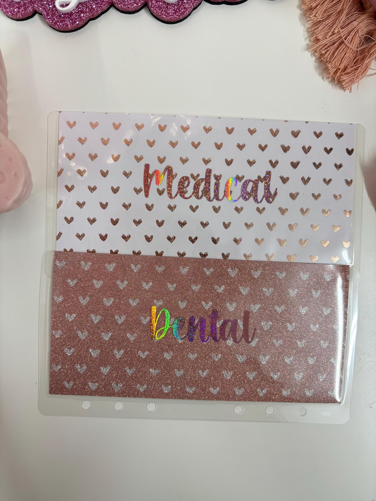 A6 Hearts Custom envelopes, clear front cash envelopes, A6 Cash envelopes,  Cash envelopes for Budget Binder