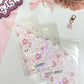 A6 Custom Halloween Budget Envelopes, A6 Binder Inserts, Pink Ghost Cash Envelopes, Holographic Savings, Personalized Categories