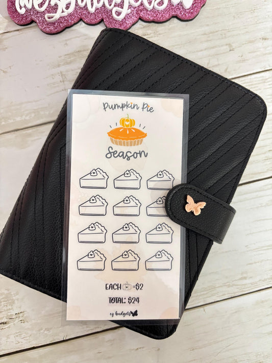 A6 Pumpkin Pie Savings Challenge, Budgeting savings challenges,  Autumn savings challenge