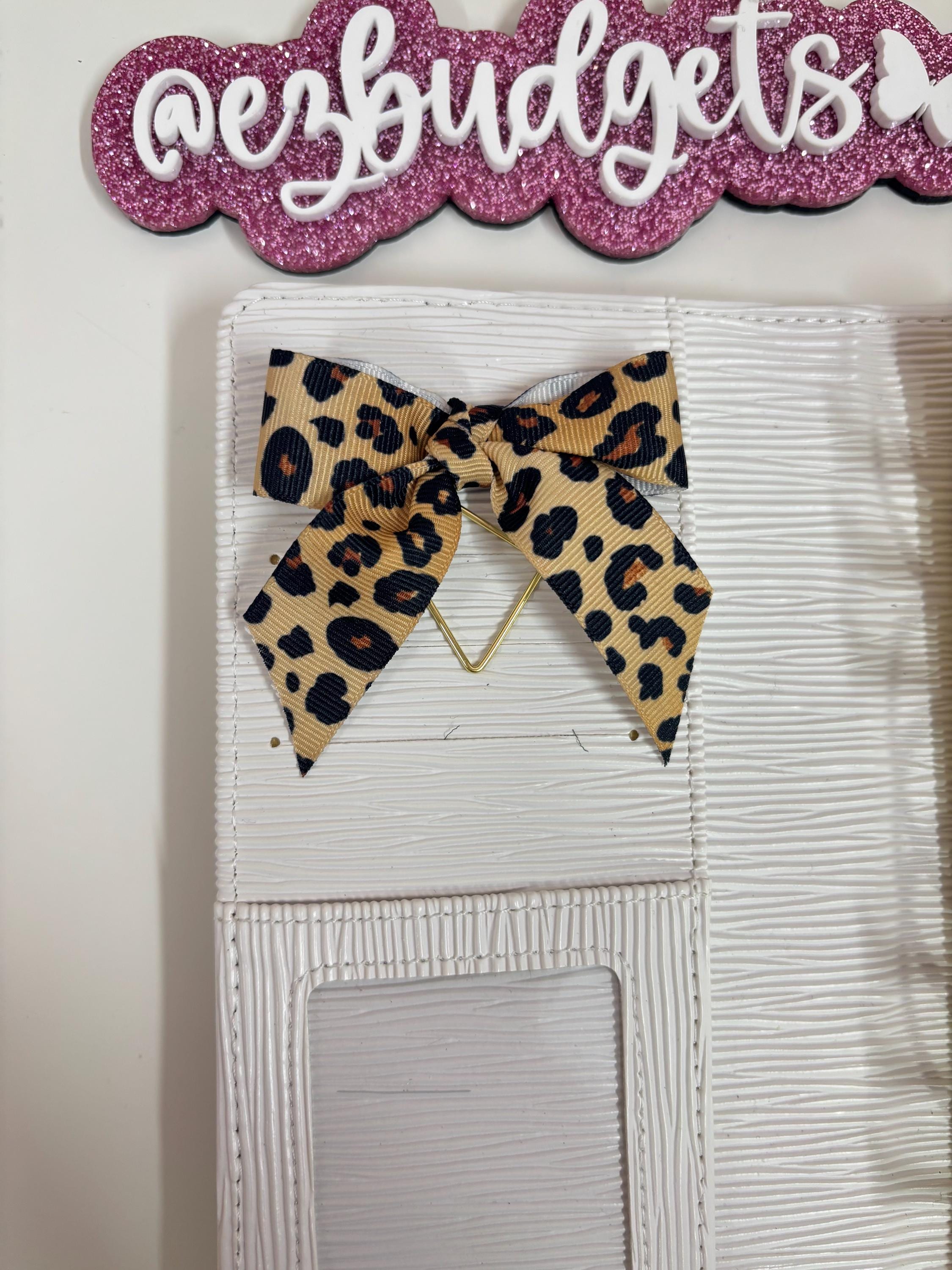 Planner Bow Clip Set  Budget Binder Bow Paper Clips  Aesthetic Cash Envelope Accessories
