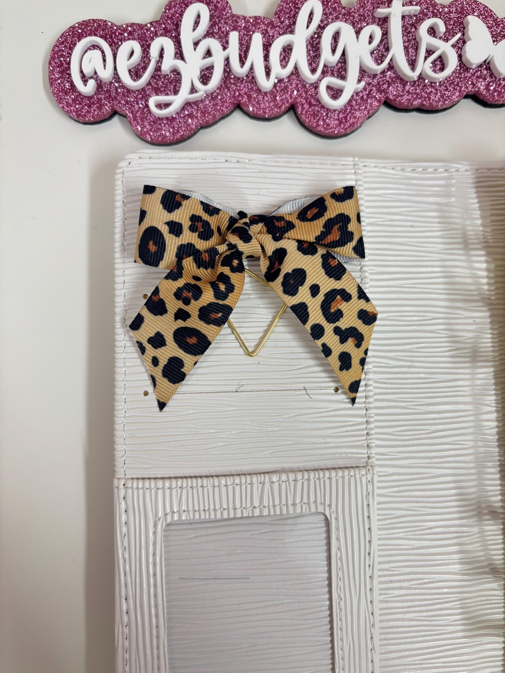Planner Bow Clip Set  Budget Binder Bow Paper Clips  Aesthetic Cash Envelope Accessories