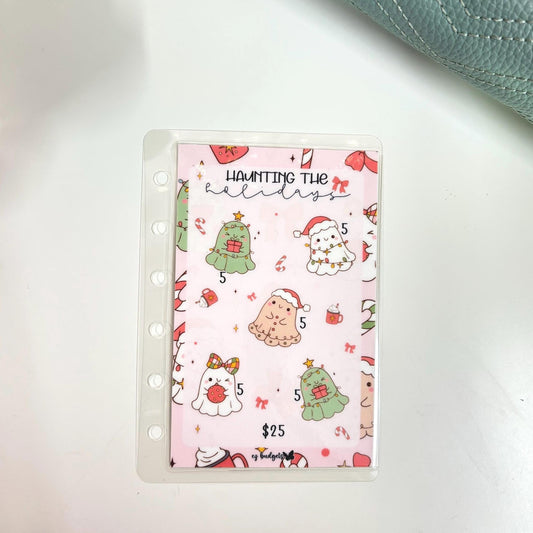 A7 Holidays Savings Challenge | Cash Envelope Tracker | Budget Insert | Sinking Fund Challenge | Haunting the Holidays