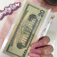 A6 Custom Halloween Budget Envelopes, A6 Binder Inserts, Pink Ghost Cash Envelopes, Holographic Savings, Personalized Categories