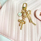 Personalized Gold Bow Charm | Custom Initial Keychain for Binder/Planner